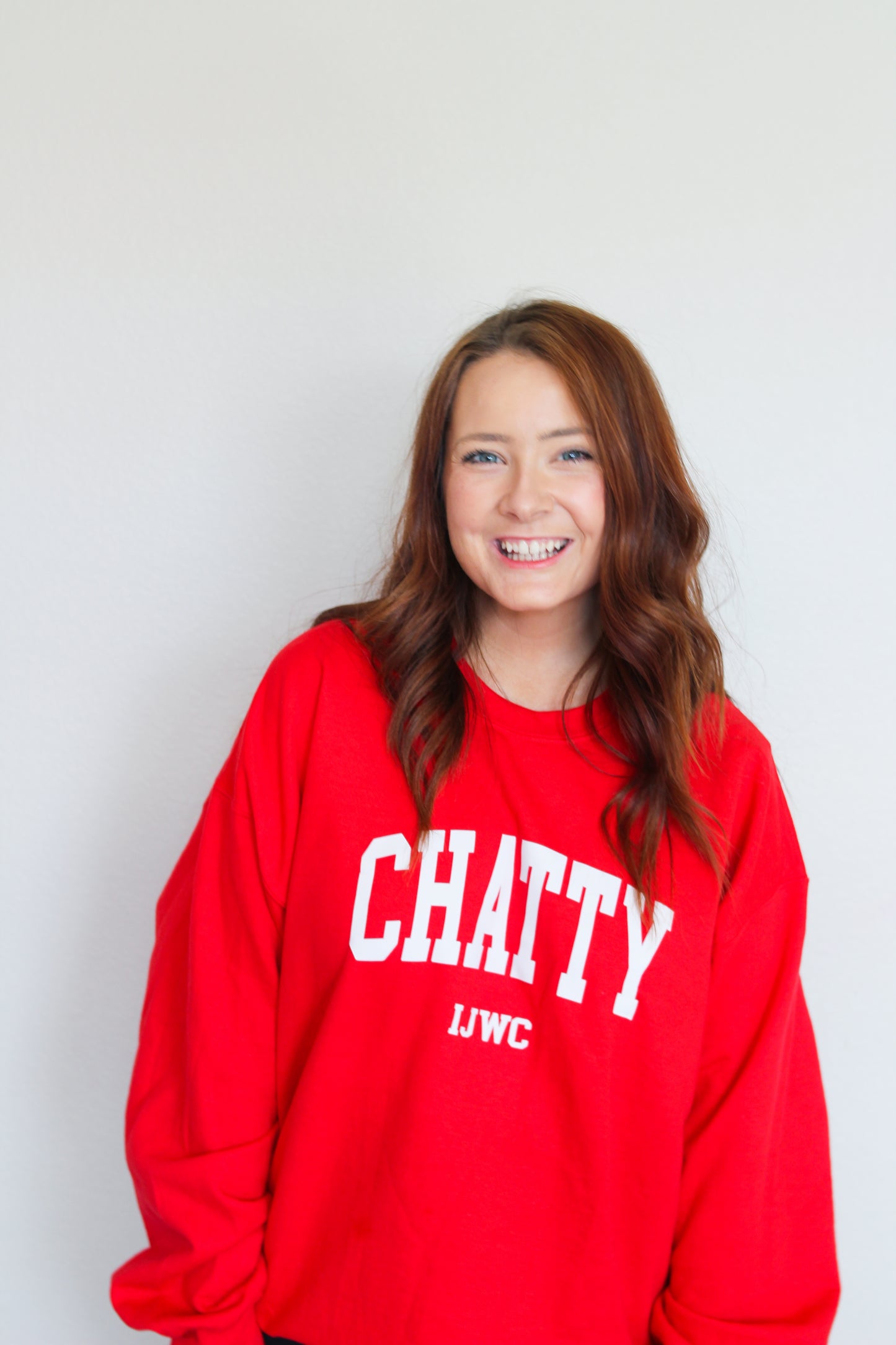 Red “Chatty” Sweatshirt