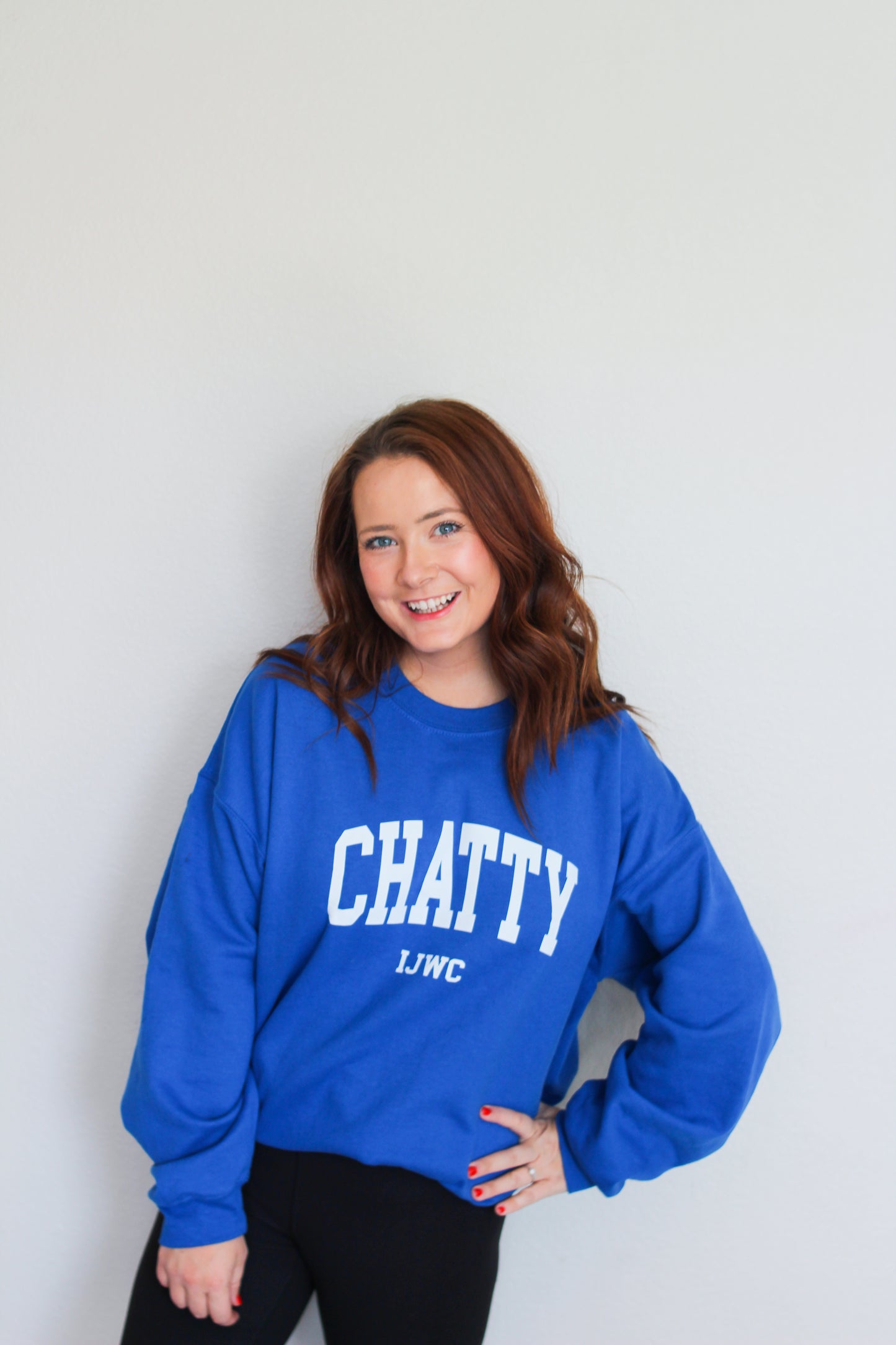 Royal Blue “Chatty” Sweatshirt