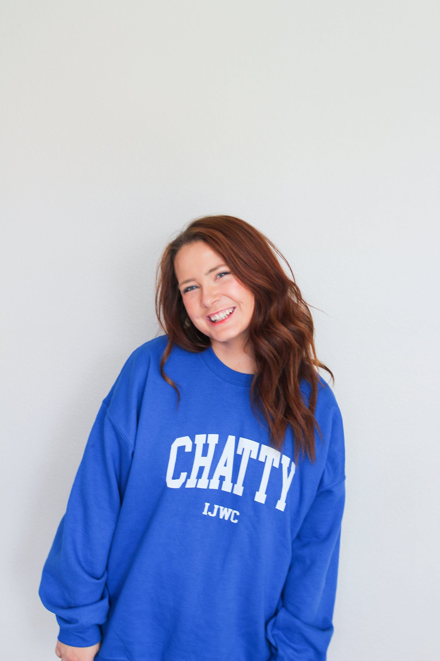 Royal Blue “Chatty” Sweatshirt