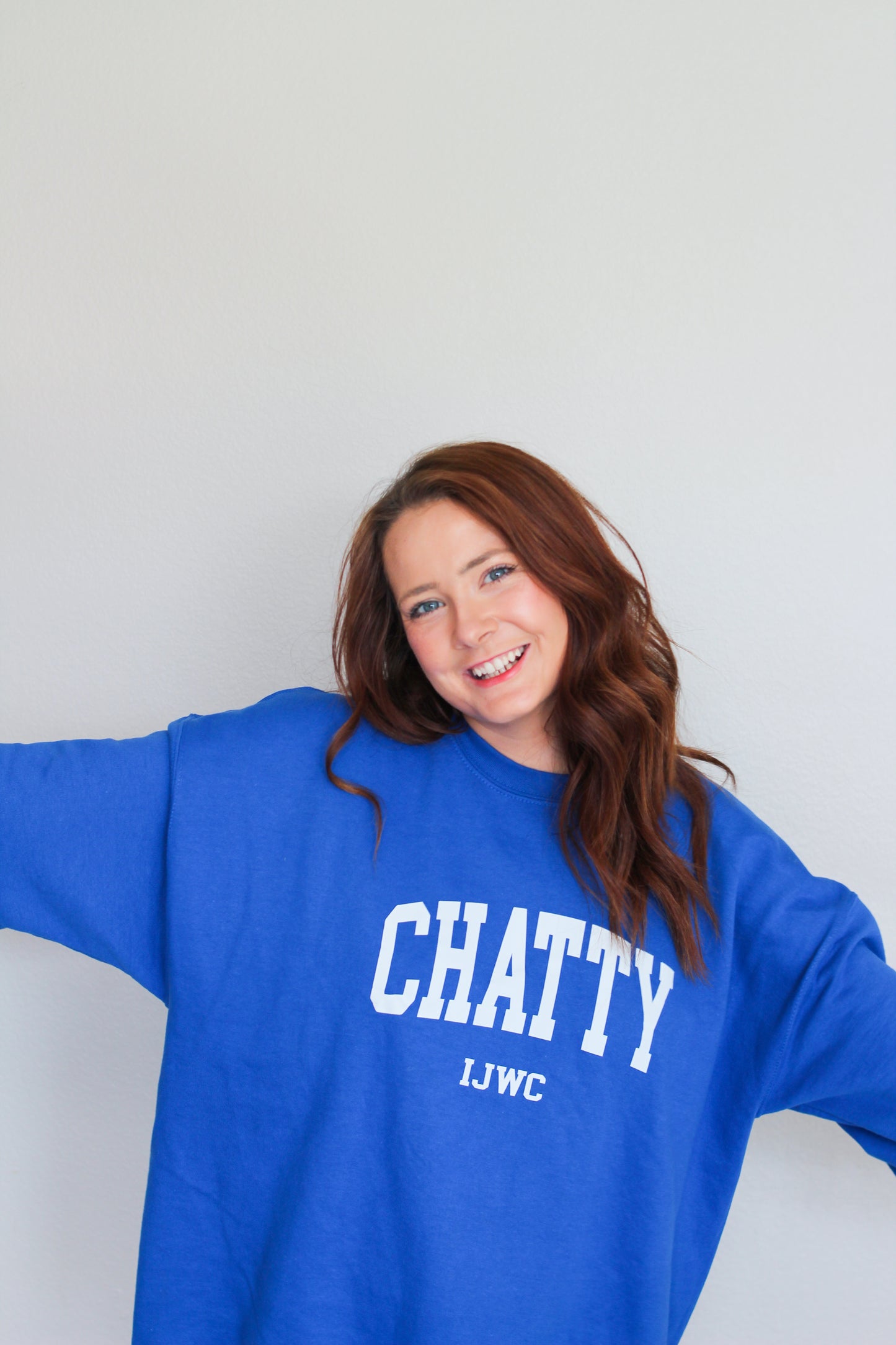 Royal Blue “Chatty” Sweatshirt